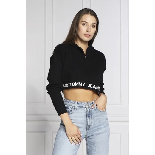 Tommy Jeans Bluza | Cropped Fit Tommy Jeans XL promocyjna cena Gomez Fashion Store