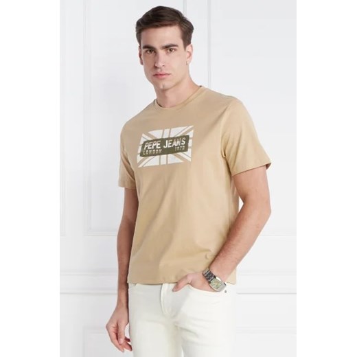 Pepe Jeans London T-shirt credick | Regular Fit ze sklepu Gomez Fashion Store w kategorii T-shirty męskie - zdjęcie 172806853