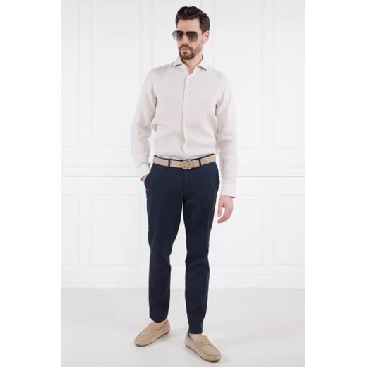 Oscar Jacobson Lniana koszula | Regular Fit Oscar Jacobson S okazja Gomez Fashion Store
