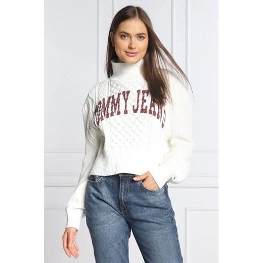 Tommy Jeans Sweter | Cropped Fit ze sklepu Gomez Fashion Store w kategorii Swetry damskie - zdjęcie 172807303
