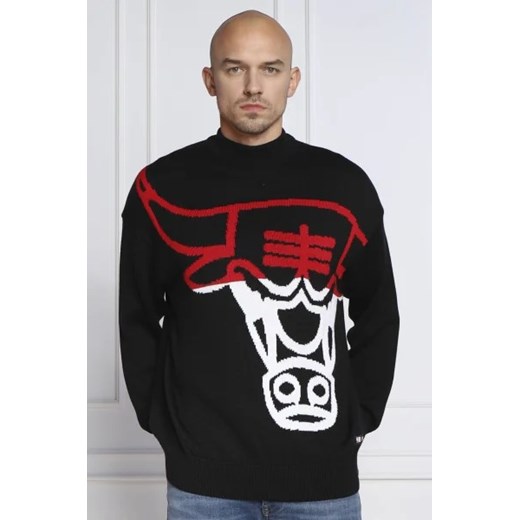 BOSS ORANGE Sweter Knit_ChicagoBulls | Regular Fit | z dodatkiem wełny M okazyjna cena Gomez Fashion Store