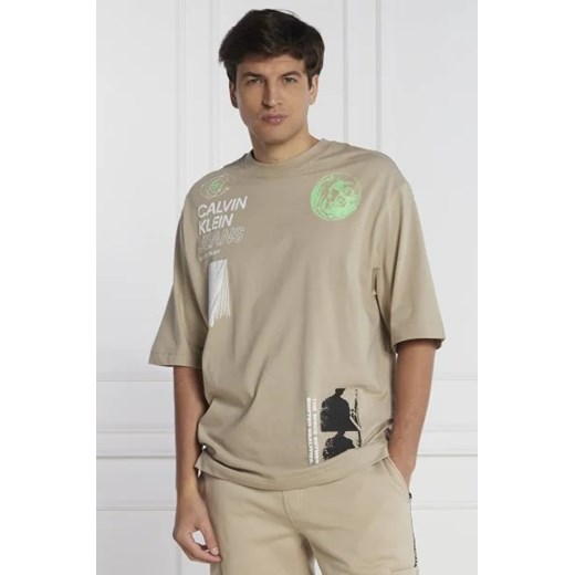 CALVIN KLEIN JEANS T-shirt | Regular Fit ze sklepu Gomez Fashion Store w kategorii T-shirty męskie - zdjęcie 172808114