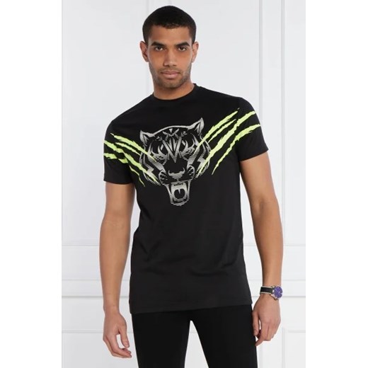 Plein Sport T-shirt Tiger Line | Regular Fit ze sklepu Gomez Fashion Store w kategorii T-shirty męskie - zdjęcie 172808650