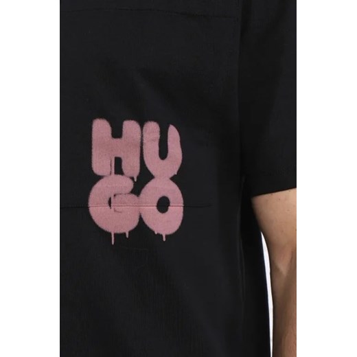 HUGO T-shirt Dampato | Regular Fit L Gomez Fashion Store okazyjna cena