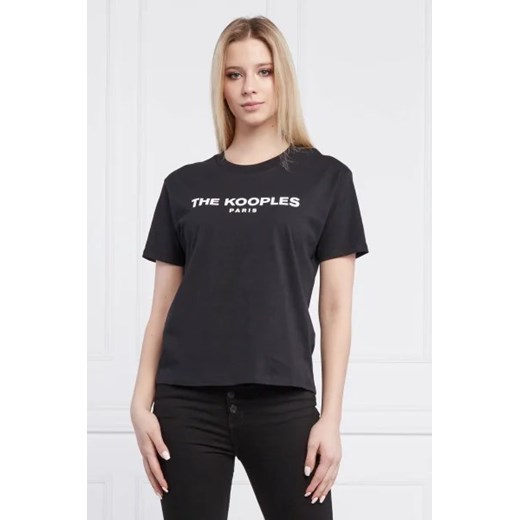 The Kooples T-shirt | Regular Fit The Kooples 40 wyprzedaż Gomez Fashion Store