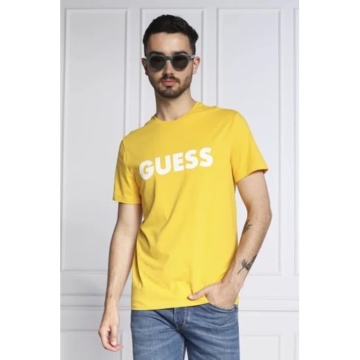 GUESS T-shirt LABYRINTH | Slim Fit ze sklepu Gomez Fashion Store w kategorii T-shirty męskie - zdjęcie 172809992