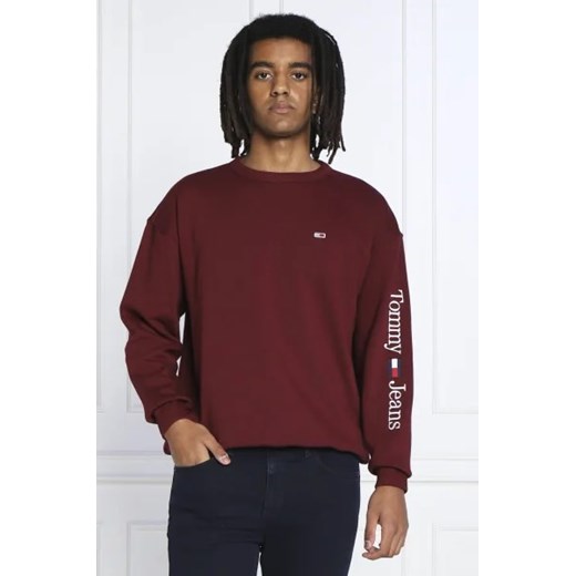 Tommy Jeans Bluza LINEAR PLACEMENT | Regular Fit Tommy Jeans XXL okazja Gomez Fashion Store