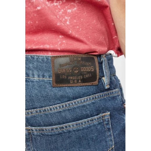GUESS Szorty | Regular Fit | z dodatkiem lnu Guess 30 promocja Gomez Fashion Store