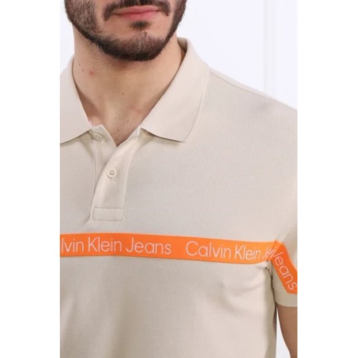 CALVIN KLEIN JEANS Polo LOGO TAPE | Regular Fit XXL okazja Gomez Fashion Store