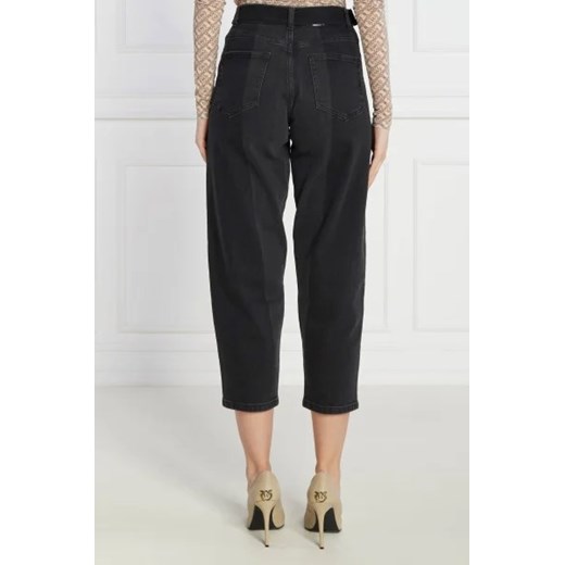 Pinko Jeansy MADDIE BELT MOM FIT DENIM BLA | Regular Fit Pinko 26 Gomez Fashion Store wyprzedaż