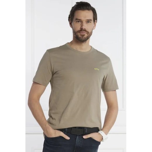 BOSS GREEN T-shirt Tee Curved | Regular Fit ze sklepu Gomez Fashion Store w kategorii T-shirty męskie - zdjęcie 172810703