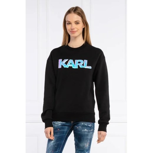 Karl Lagerfeld Bluza | Regular Fit ze sklepu Gomez Fashion Store w kategorii Bluzy damskie - zdjęcie 172811051