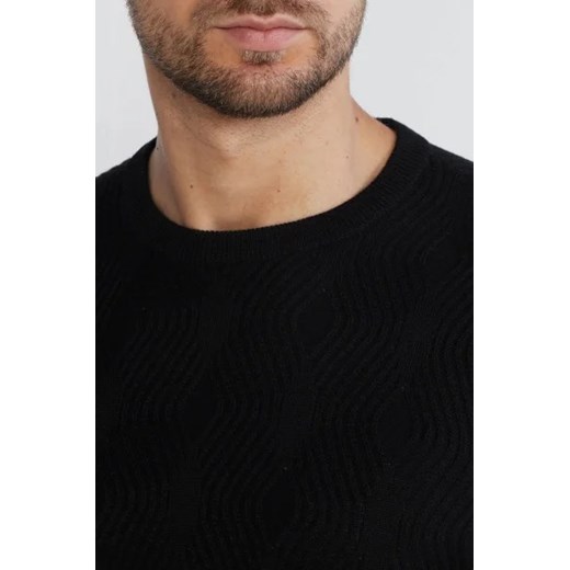 Emporio Armani Sweter | Regular Fit | z dodatkiem wełny Emporio Armani XXL Gomez Fashion Store wyprzedaż