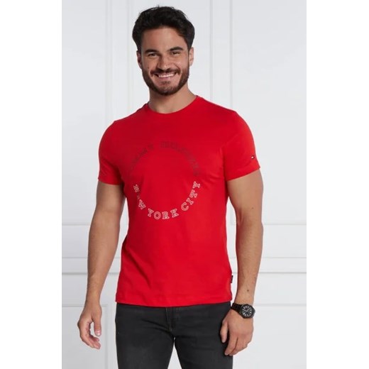 Tommy Hilfiger T-shirt MONOTYPE ROUNDLE | Regular Fit Tommy Hilfiger XXL wyprzedaż Gomez Fashion Store