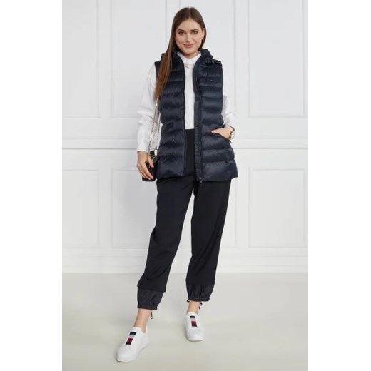Kamizelka damska Tommy Hilfiger granatowa z poliestru