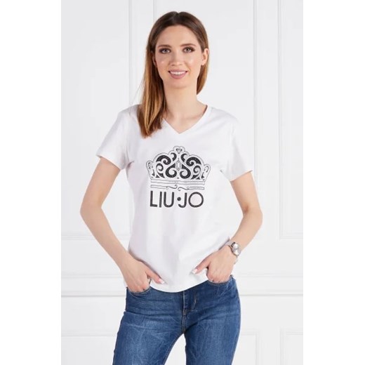 Liu Jo T-shirt | Regular Fit ze sklepu Gomez Fashion Store w kategorii Bluzki damskie - zdjęcie 172813500