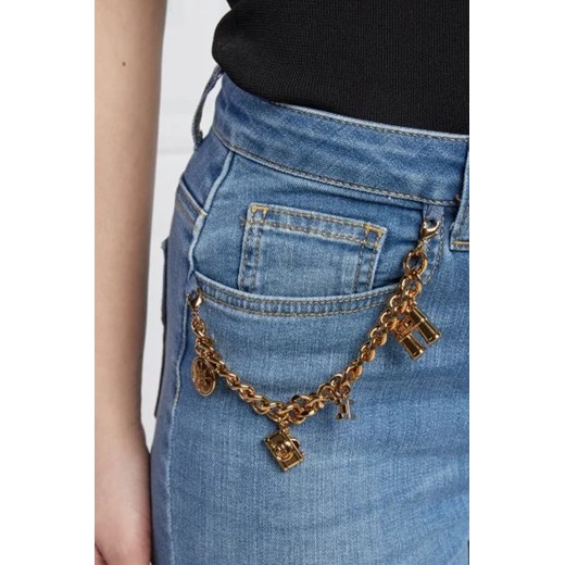 Elisabetta Franchi jeansy damskie bawełniane