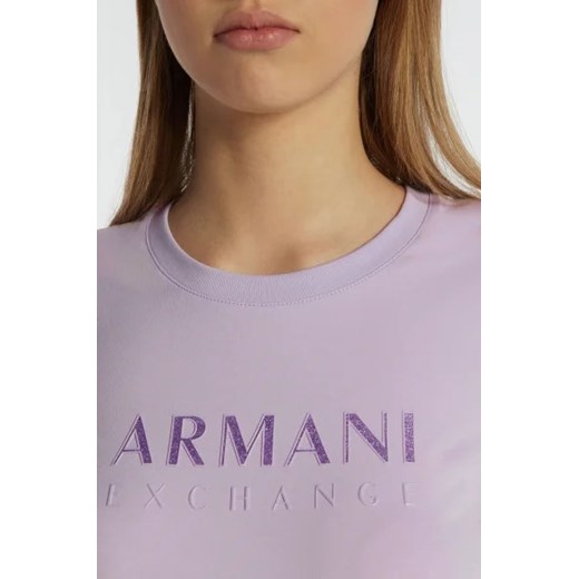 Bluzka damska Armani Exchange bawełniana 