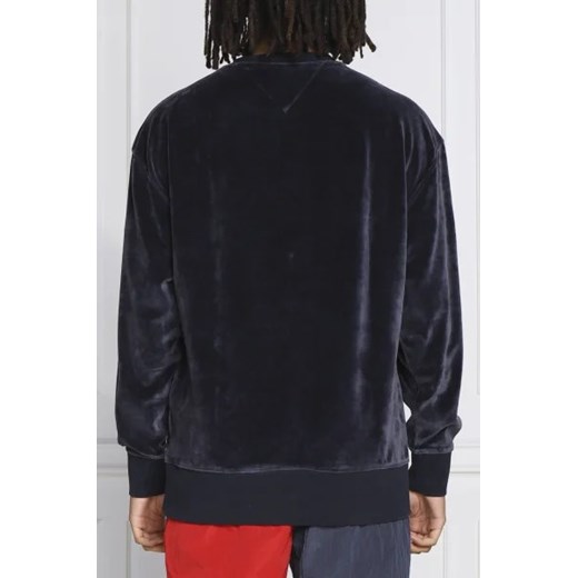 Tommy Jeans Bluza Collegiate Velour Regular Fit Tommy Jeans XL promocyjna cena Gomez Fashion Store