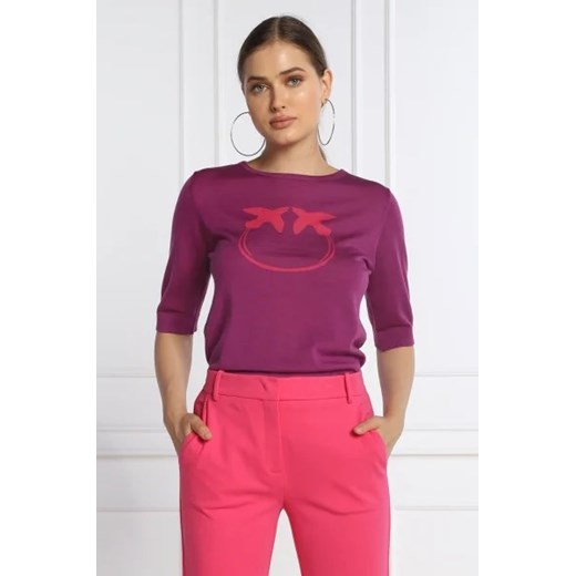 Pinko Wełniany sweter ULTRAFINE | Regular Fit ze sklepu Gomez Fashion Store w kategorii Swetry damskie - zdjęcie 172815193