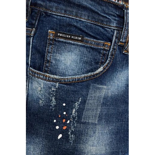 Philipp Plein Jeansowe szorty Formentera Fit Skull&Bones | Regular Fit 38 okazja Gomez Fashion Store
