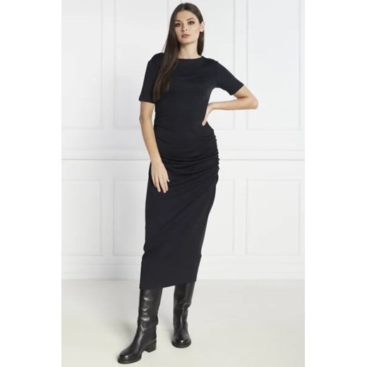 Tommy Hilfiger Sukienka SLASH NK ROUCHED ze sklepu Gomez Fashion Store w kategorii Sukienki - zdjęcie 172815362