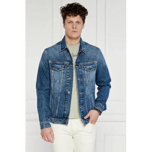 Pepe Jeans London Kurtka jeansowa Outerw | Regular Fit ze sklepu Gomez Fashion Store w kategorii Kurtki męskie - zdjęcie 172815673