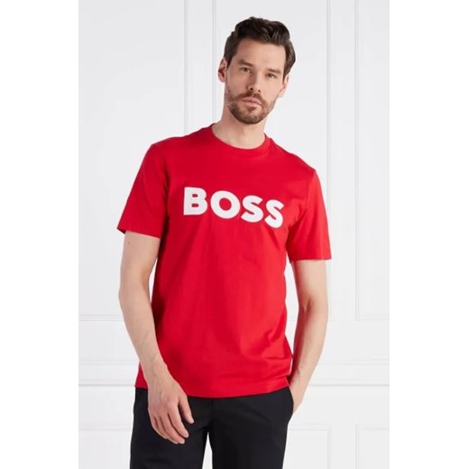 BOSS BLACK T-shirt Tiburt 345 \ | Regular Fit ze sklepu Gomez Fashion Store w kategorii T-shirty męskie - zdjęcie 172815814