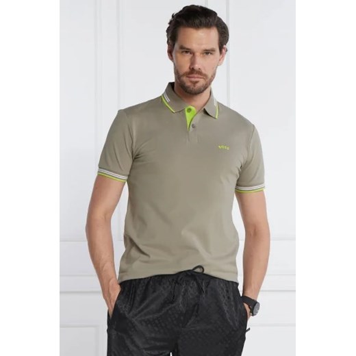 BOSS GREEN Polo Paul Curved | Slim Fit | stretch XXXL promocyjna cena Gomez Fashion Store