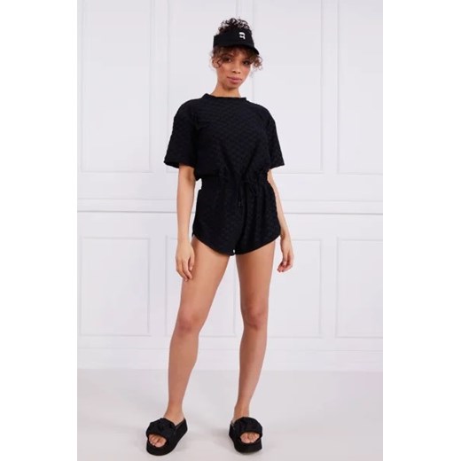 Karl Lagerfeld Kombinezon kl monogram romper | Slim Fit Karl Lagerfeld M okazyjna cena Gomez Fashion Store