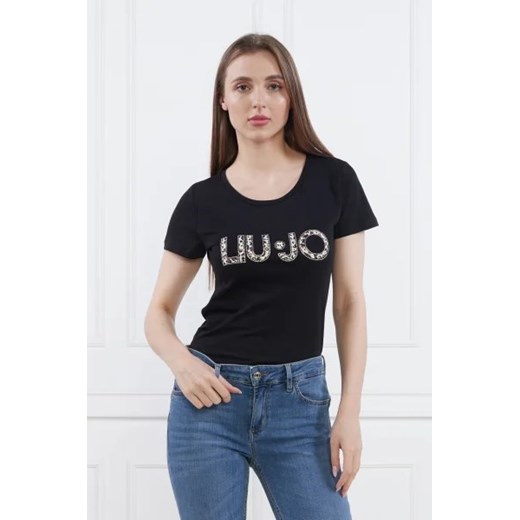 Liu Jo Beachwear T-shirt | Slim Fit ze sklepu Gomez Fashion Store w kategorii Bluzki damskie - zdjęcie 172817263