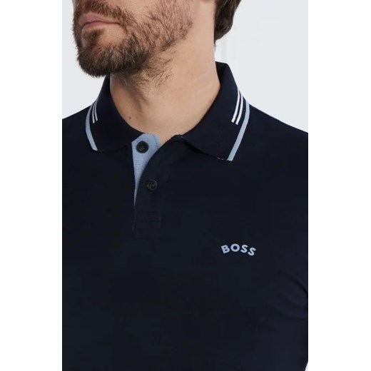 BOSS GREEN Polo Paul Curved | Slim Fit | stretch L okazja Gomez Fashion Store