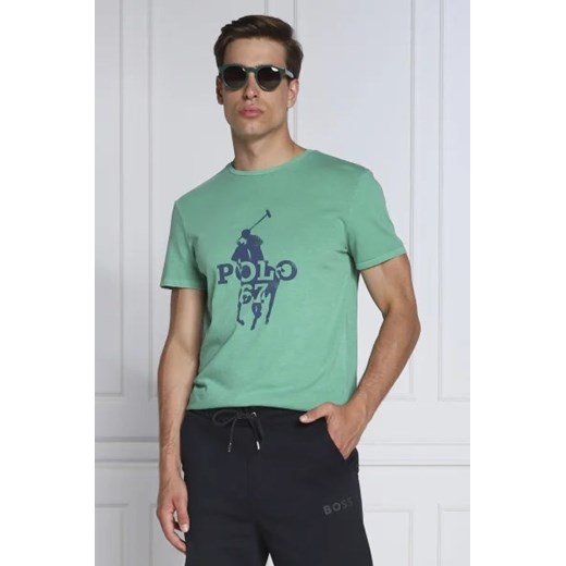 POLO RALPH LAUREN T-shirt | Slim Fit Polo Ralph Lauren S promocyjna cena Gomez Fashion Store