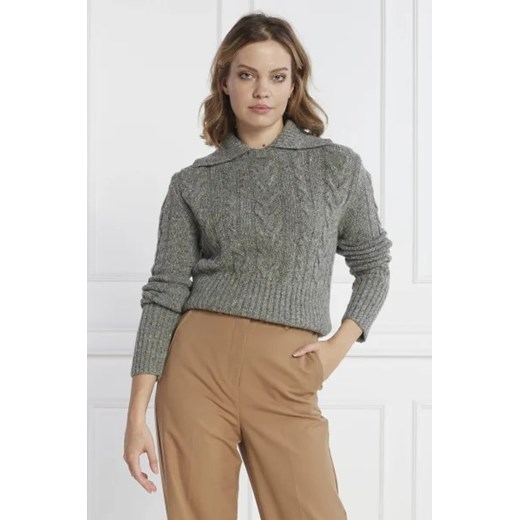 Weekend MaxMara Wełniany sweter SAVIO | Cropped Fit Weekend Maxmara S promocja Gomez Fashion Store