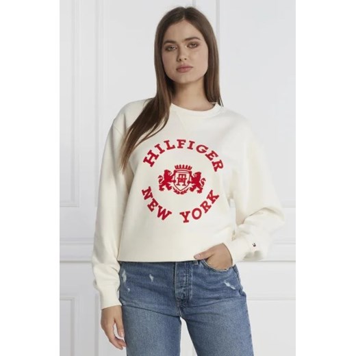 Tommy Hilfiger Bluza VARSITY FLOCK | Regular Fit ze sklepu Gomez Fashion Store w kategorii Bluzy damskie - zdjęcie 172818130