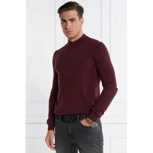 HUGO Wełniany sweter San Matteo | Regular Fit ze sklepu Gomez Fashion Store w kategorii Swetry męskie - zdjęcie 172818351