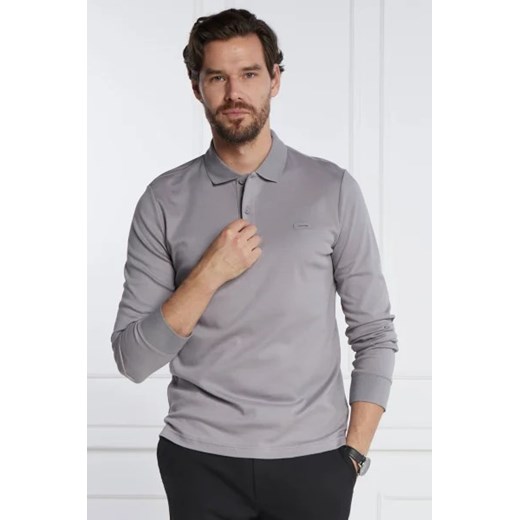 Calvin Klein Polo SMOOTH LS | Slim Fit ze sklepu Gomez Fashion Store w kategorii T-shirty męskie - zdjęcie 172818981