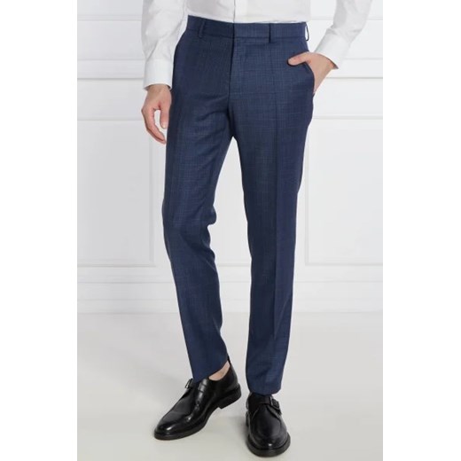 BOSS BLACK Wełniany garnitur H-Huge-2Pcs-224 | Slim Fit 56 okazyjna cena Gomez Fashion Store
