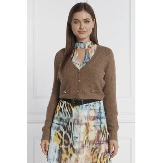 GUESS Kardigan | Regular Fit | z dodatkiem wełny ze sklepu Gomez Fashion Store w kategorii Swetry damskie - zdjęcie 172819421