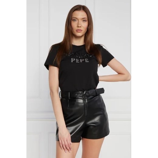 Patrizia Pepe T-shirt | Regular Fit ze sklepu Gomez Fashion Store w kategorii Bluzki damskie - zdjęcie 172820960