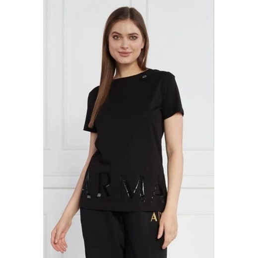 Armani Exchange T-shirt | Slim Fit ze sklepu Gomez Fashion Store w kategorii Bluzki damskie - zdjęcie 172821354