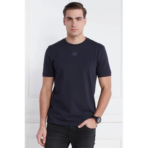 HUGO T-shirt Diragolino_H | Regular Fit ze sklepu Gomez Fashion Store w kategorii T-shirty męskie - zdjęcie 172821790