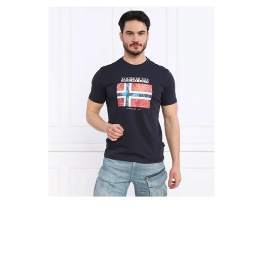 Napapijri T-shirt S-GUIRO | Regular Fit ze sklepu Gomez Fashion Store w kategorii T-shirty męskie - zdjęcie 172822620