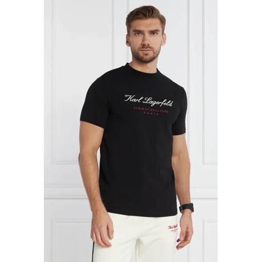 Karl Lagerfeld T-shirt | Regular Fit ze sklepu Gomez Fashion Store w kategorii T-shirty męskie - zdjęcie 172822680