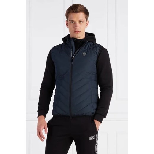 EA7 Bezrękawnik | Regular Fit ze sklepu Gomez Fashion Store w kategorii Kamizelki męskie - zdjęcie 172823063