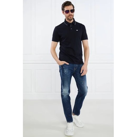 Emporio Armani Polo | Regular Fit Emporio Armani M okazja Gomez Fashion Store