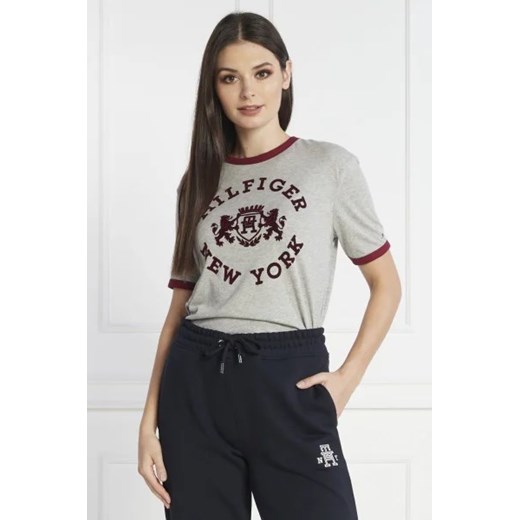 Tommy Hilfiger T-shirt | Regular Fit ze sklepu Gomez Fashion Store w kategorii Bluzki damskie - zdjęcie 172824654