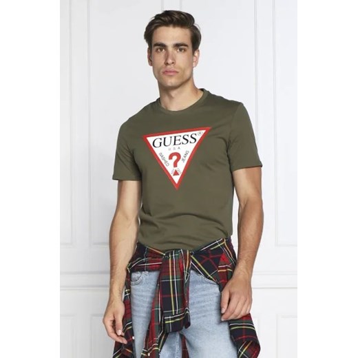 GUESS T-shirt | Slim Fit ze sklepu Gomez Fashion Store w kategorii T-shirty męskie - zdjęcie 172825253