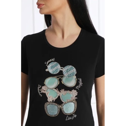 Liu Jo T-shirt | Regular Fit Liu Jo S promocyjna cena Gomez Fashion Store