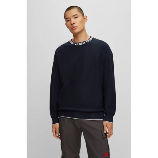 HUGO Sweter Smarlo | Oversize fit ze sklepu Gomez Fashion Store w kategorii Swetry męskie - zdjęcie 172825642